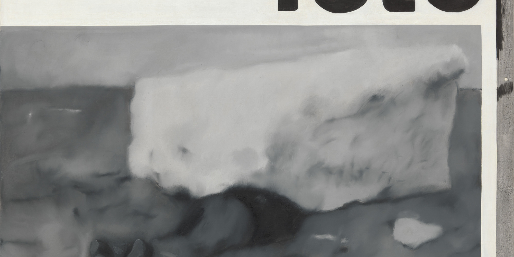 Gerhard Richter. Dead. 1963. Oil on canvas, 39 3/4 × 59 1/2" (101 × 151.1 cm). The Sidney and Harriet Janis Collection (by exchange). © 2019 Gerhard Richter