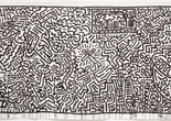 Keith Haring. Untitled (detail). 1982. Ink on two sheets of paper. Gift of the Estate of Keith Haring, Inc. © 2019 The Keith Haring Foundation