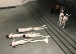 Pope.L. Dressing Up For Civil Rights. 2019. The Museum of Modern Art, New York. Acquired in part through the generosity of Jill and Peter Kraus, Anne and Joel S. Ehrenkranz, The Contemporary Arts Council of The Museum of Modern Art, The Jill and Peter Kraus Media and Performance Acquisition Fund, and Jill and Peter Kraus in honor of Michael Lynne. ©Pope.L, Courtesy the artist. Photo: Lizzie Gorfaine