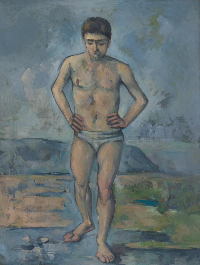 Paul Cézanne. The Bather. c. 1885