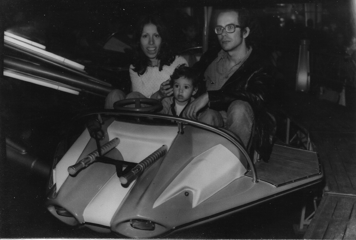 Iole de Freitas, Rara Dias, and Antonio Dias in Rio de Janeiro, early 1970s