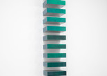 Donald Judd. Untitled. 1967. Lacquer on galvanized iron; 12 units, each 9 × 40 × 31″ (22.8 × 101.6 × 78.7 cm), installed vertically with 9″ (22.8 cm) intervals. The Museum of Modern Art, New York. Helen Acheson Bequest (by exchange) and gift of Joseph Helman. © 2019 Judd Foundation/Artists Rights Society (ARS), New York. Photo: John Wronn