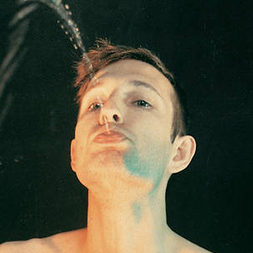 Bruce Nauman. Self-Portrait as a Fountain. 1966. color photograph, 18 3/4 × 23 1/2" (47.6 × 59.7 cm). © The Museum of Modern Art