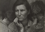 Dorothea Lange. Migrant Mother, Nipomo, California. March 1936. Gelatin silver print, 11 1/8 x 8 9/16&#34; (28.3 x 21.8 cm). The Museum of Modern Art, New York. Purchase