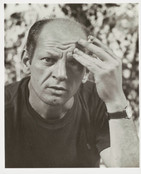 Hans Namuth. Photograph of Jackson Pollock. 1950. gelatin silver print, 8 1/8 × 9 15/16&#34; (20.6 × 25.3 cm). Photographic Archive, Artists and Personalities. The Museum of Modern Art Archives, New York. Digital Image © The Museum of Modern Art, New York