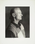 Timothy Greenfield-Sanders. Photograph of Roy Lichtenstein. Gelatin Silver Print, 16 x 20&#34; (40.6 x 50.8 cm). Timothy Greenfield-Sanders “Art World” Collection. The Museum of Modern Art Archives, New York
