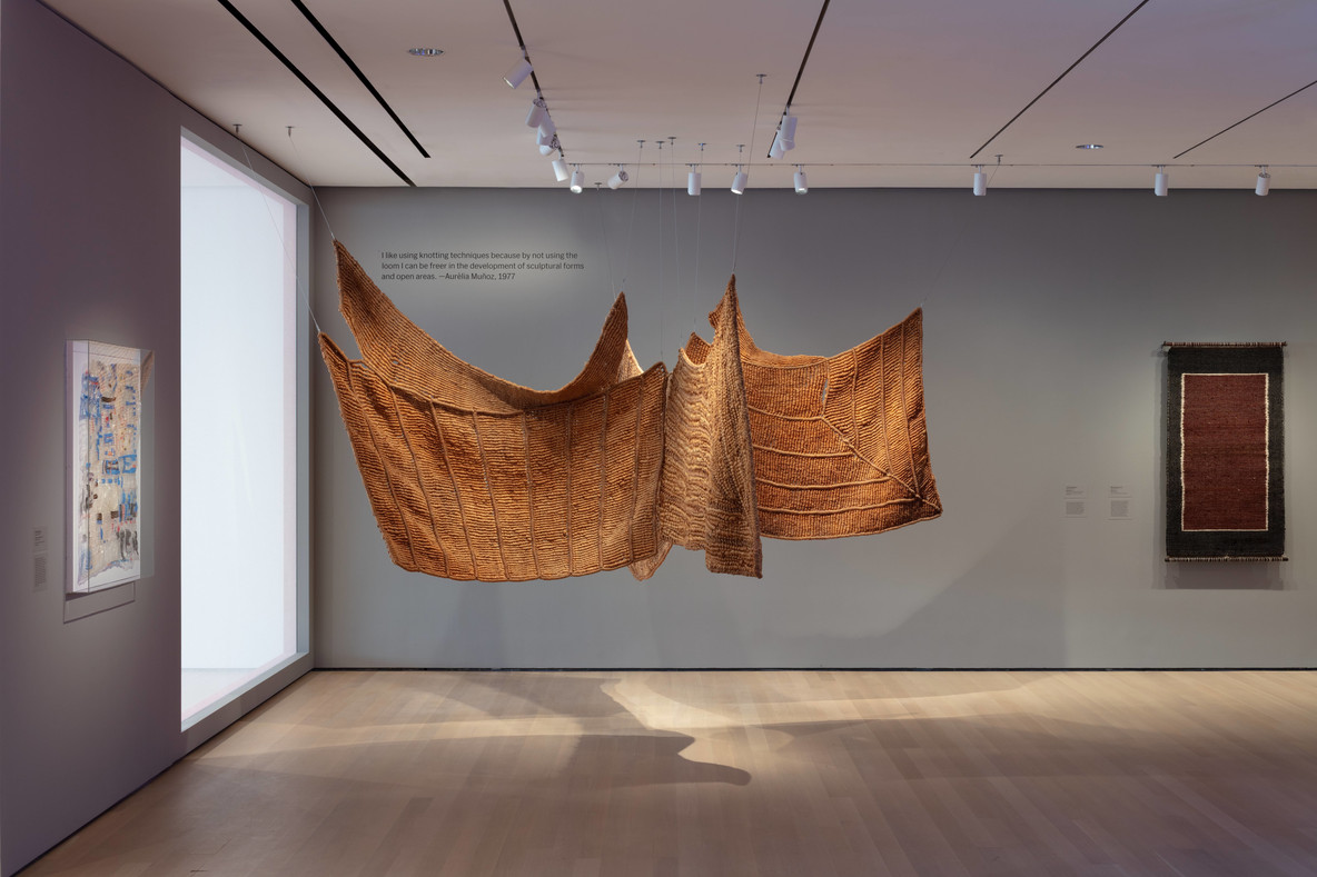 Installation view of Taking a Thread for a Walk