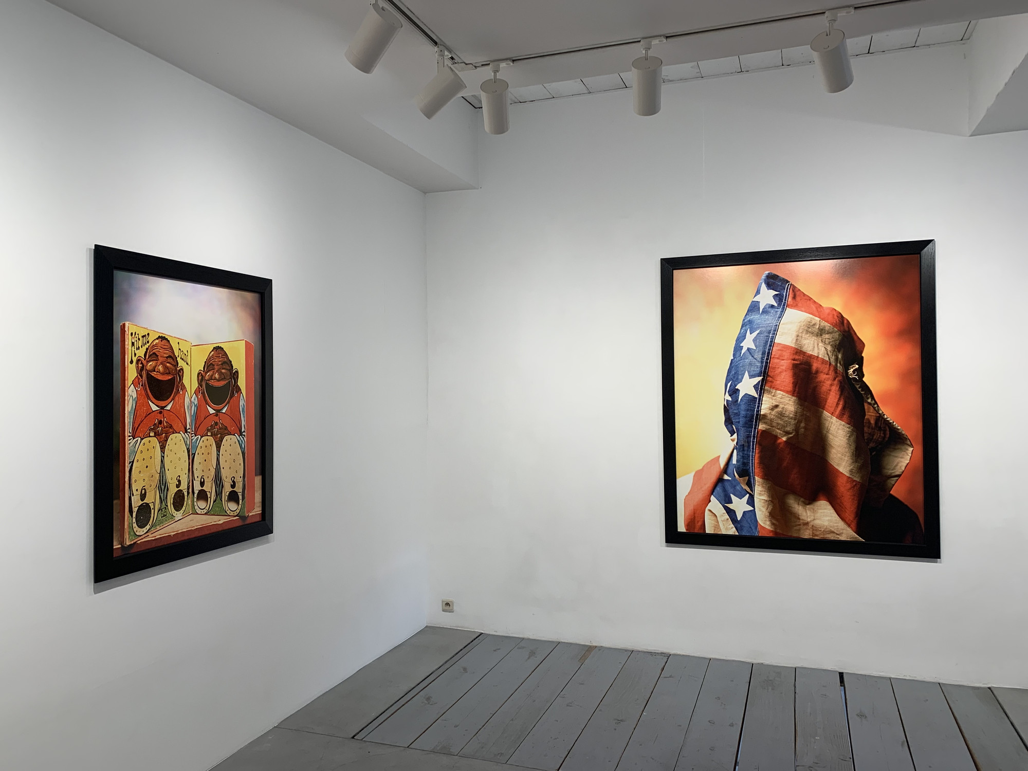 Installation view of Infamous at Galerie Obadia
