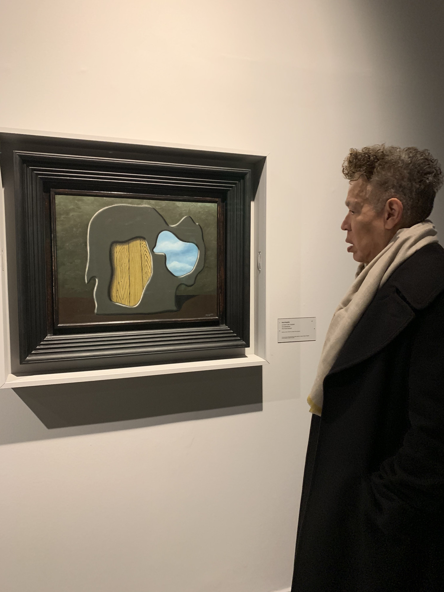 At the Magritte-Dalí exhibition at the Royal Museum of Fine Arts of Belgium
