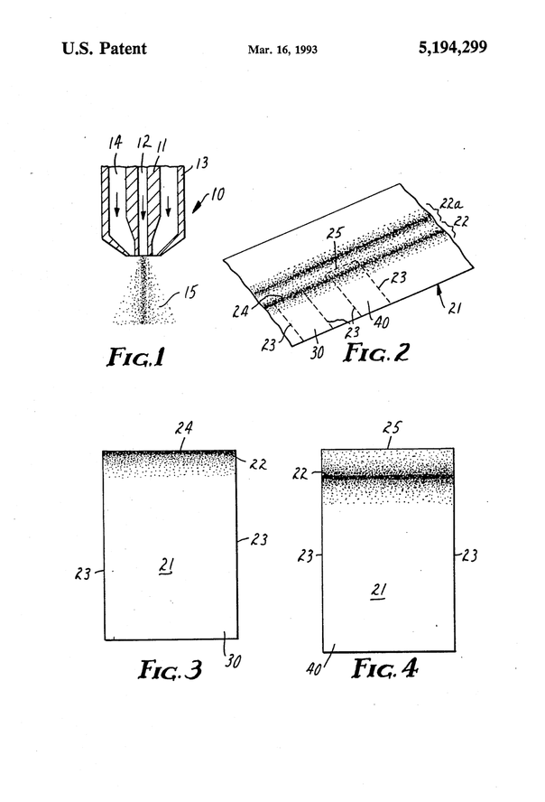 Arthur L. Fry, Patent #5,194,299, 1993