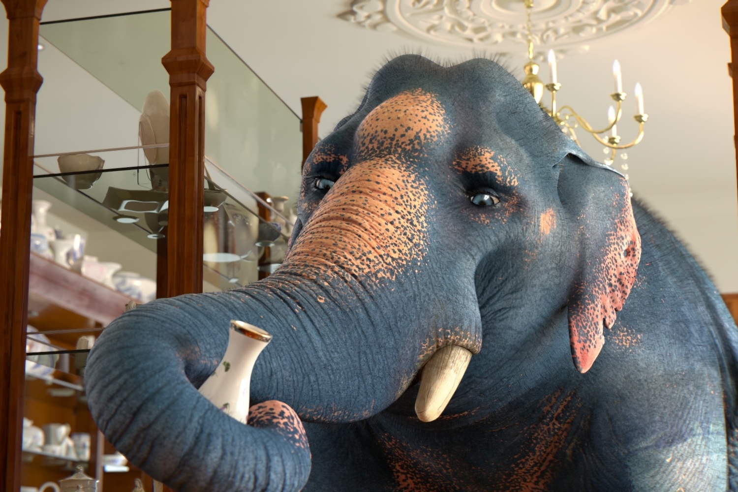 Like an Elephant in A China Shop. 2017. France. Directed by Louise Chevrier, Luka Fischer, Rodolphe Groshens, Marie Guillon, Estelle Martinez, Benoit Paillard, and Lisa Rasasombat. Courtesy ESMA CG School