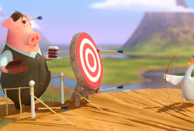 The Pig on the Hill. 2017. USA. Directed by Jamy Wheless and John Helms. Courtesy Lightstream Animation Studio