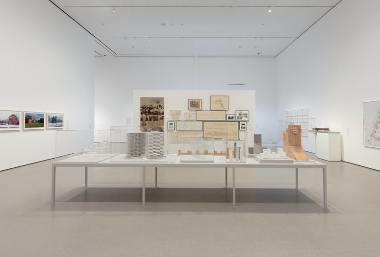 Installation view of the gallery Building Citizens in the exhibition Collection 1970s–Present October 21, 2019–October 25, 2021. Photograph by John Wronn. @The Museum of Modern Art