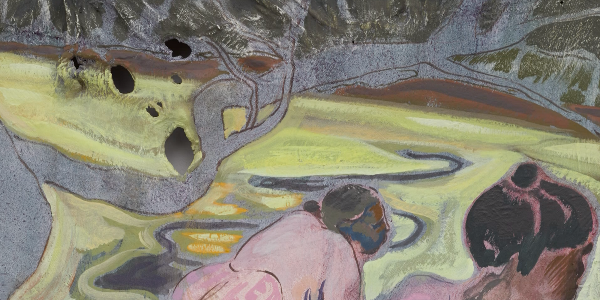 Detail of work in progress. Courtesy White Cube and the artist