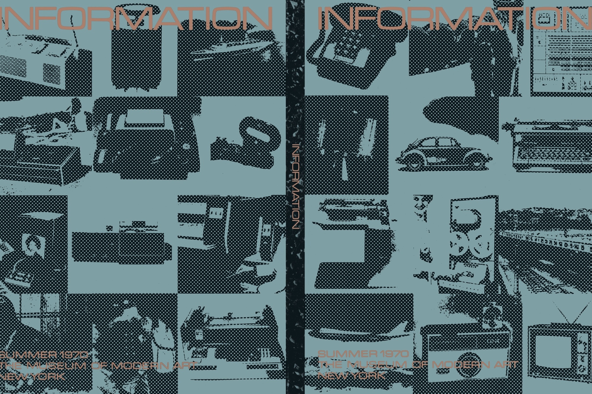 Cover of the Information exhibition catalogue, 1970. Publications Archive, MoMA Archives