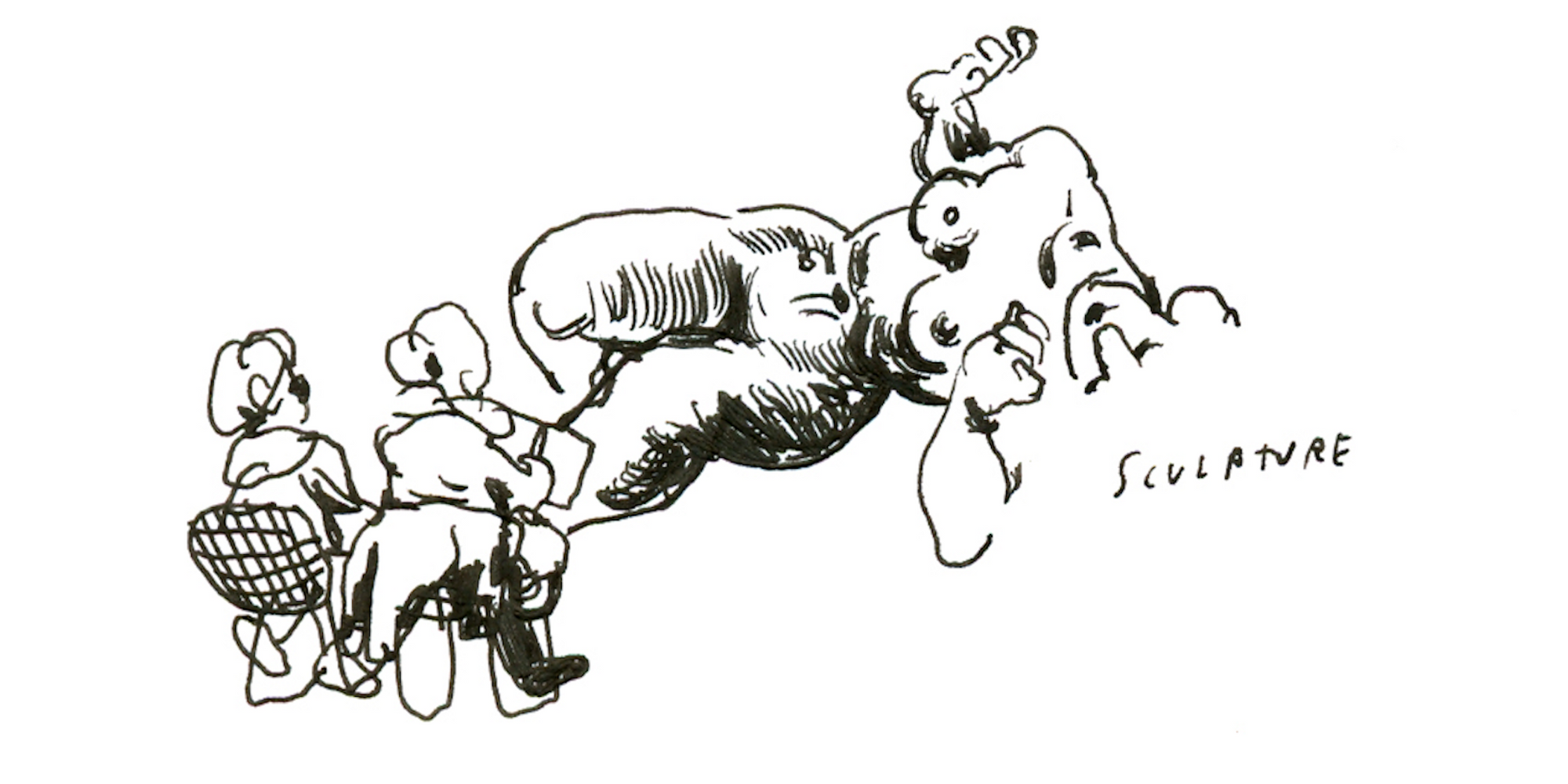 Jason Polan. Sculpture. December 2, 2009. Image courtesy the artist’s website