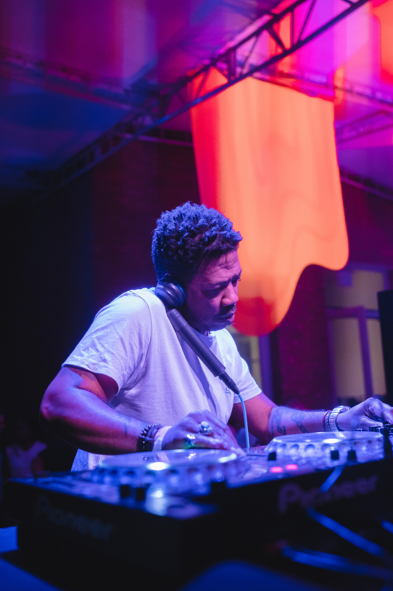 Warm Up on August 10, 2019, presented at MoMA PS1 as part of Warm Up 2019. Photo by Marie Lombardo.