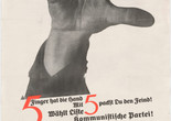 John (born Helmut Herzfelde) Heartfield (German, 1891–1968). The Hand Has Five Fingers (5 Finger hat die Hand). 1928. Lithograph. The Museum of Modern Art, New York. The Merrill C. Berman Collection