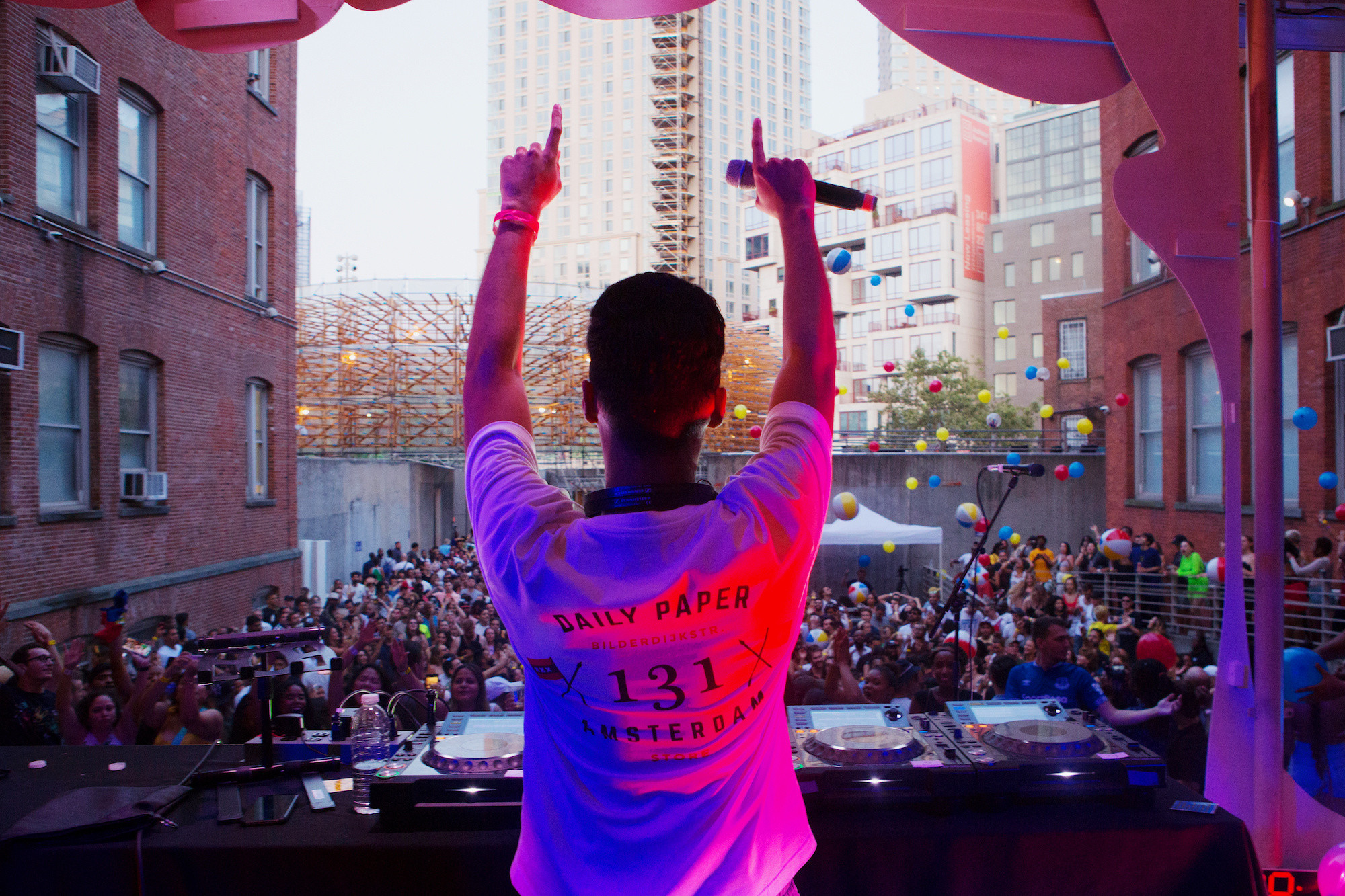 Warm Up on July 27, 2019, presented at MoMA PS1 as part of Warm Up 2019. Photo by Mary Kang.