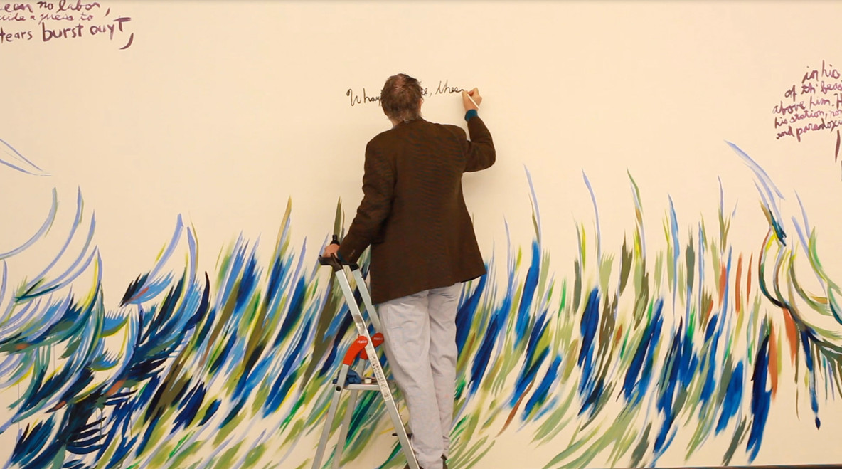 A still from Raymond Pettibon: A Collection of Lines, which premieres at MoMA on February 7