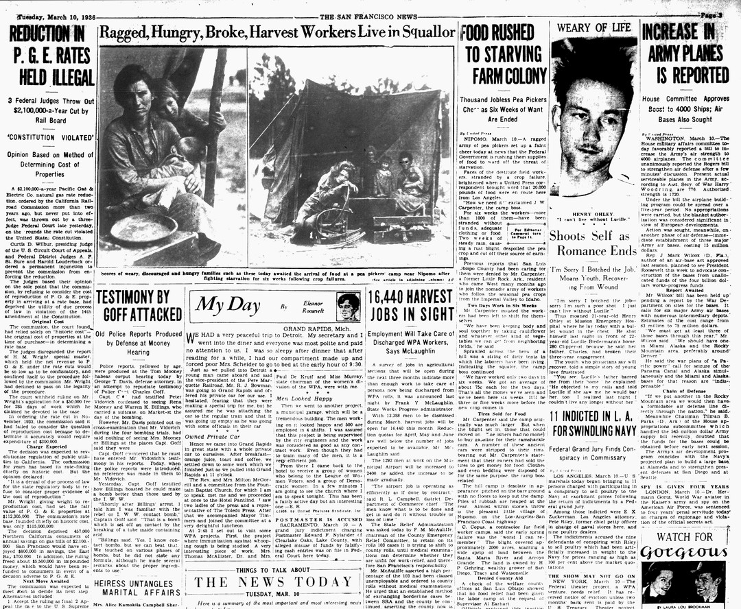 The San Francisco News, Tuesday, March 10, 1936