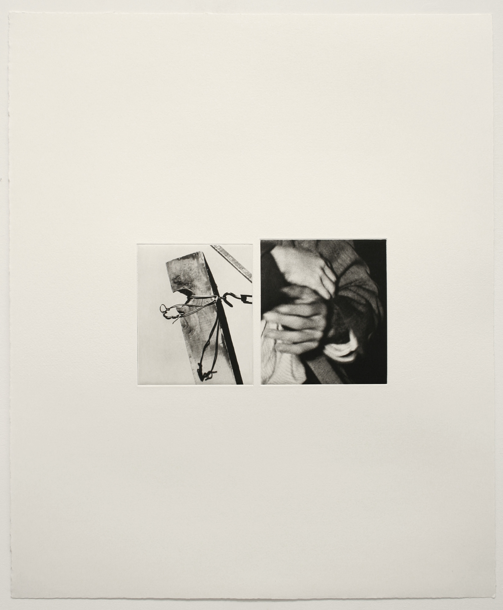 Sam Contis. _Untitled (Lange Series I-III)_. Photogravures. Courtesy the artist and Klaus von Nichtssagend Gallery