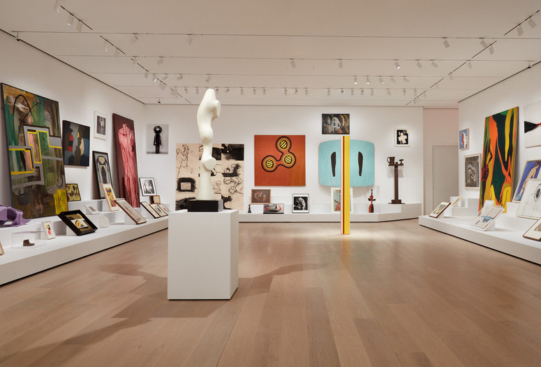 Installation view of Artist’s Choice: Amy Sillman—The Shape of Shape, on view at The Museum of Modern Art, New York from October 21, 2019, through April 12, 2020. © 2019 The Museum of Modern Art. Photo: Heidi Bohnenkamp