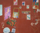 Henri Matisse. The Red Studio. 1911. Oil on canvas, 71 1/4" × 7' 2 1/4" (181 × 219.1 cm). Mrs. Simon Guggenheim Fund. © 2020 Succession H. Matisse/Artists Rights Society (ARS), New York