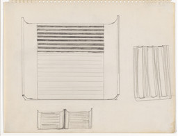 Donald Judd. Drawing for wall pieces (cf. DSS 40). 1963. Pencil on paper. Sheet: 11 × 14 (27.9 × 35.6 cm). Kunstmuseum Basel. © 2020 Judd Foundation / Artists Rights Society (ARS), New York