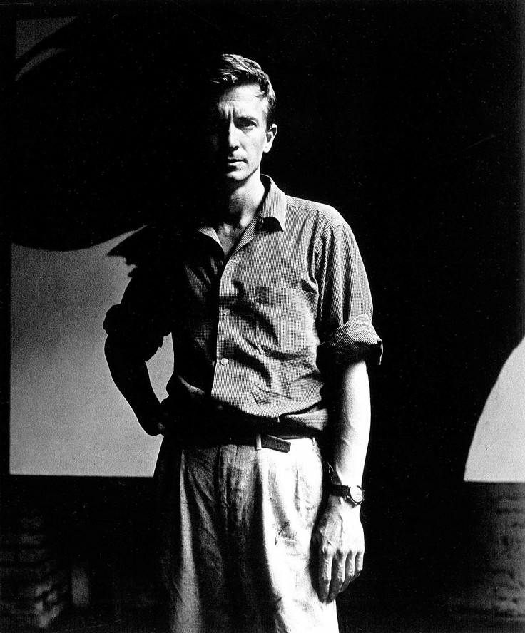 Hans Namuth. Jack Youngerman at Coenties Slip. c. 1957