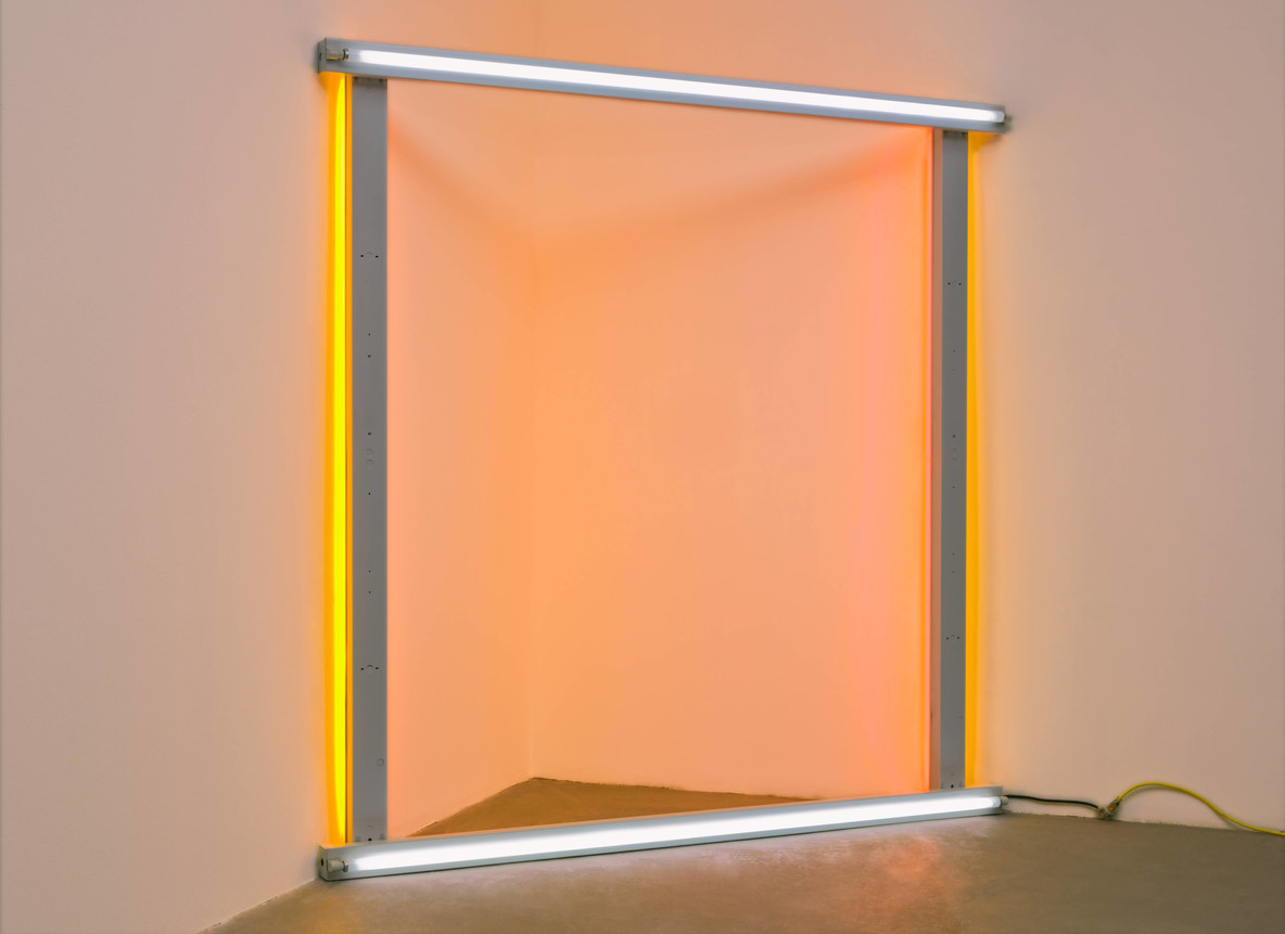 Dan Flavin. untitled (to the “innovator” of Wheeling Peachblow). 1968