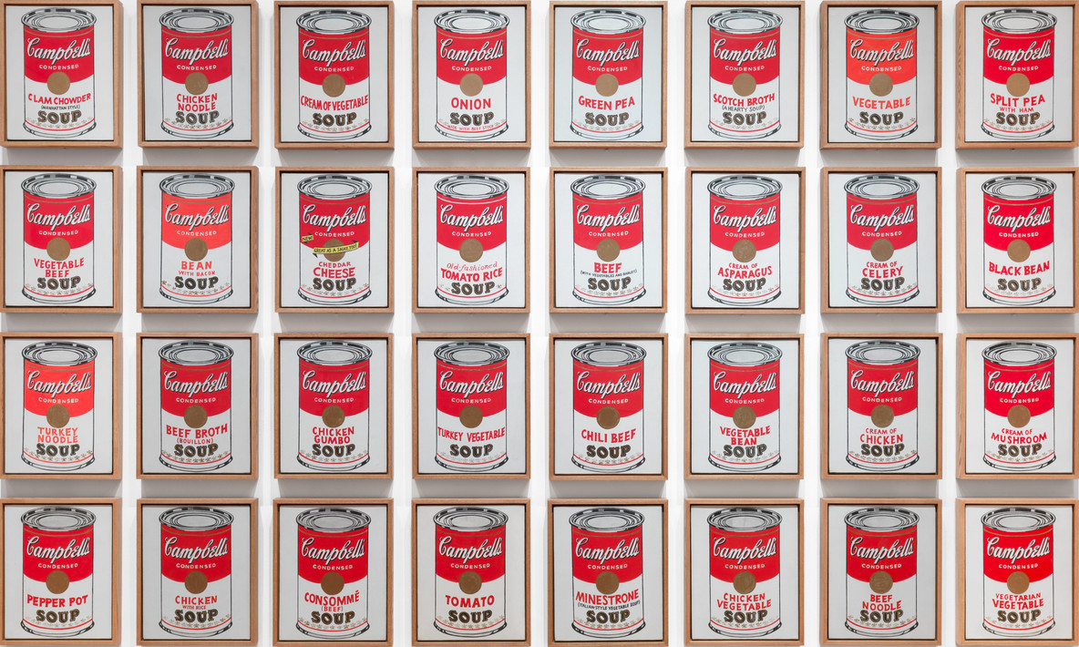 Andy Warhol. Campbell&#39;s Soup Cans. 1962