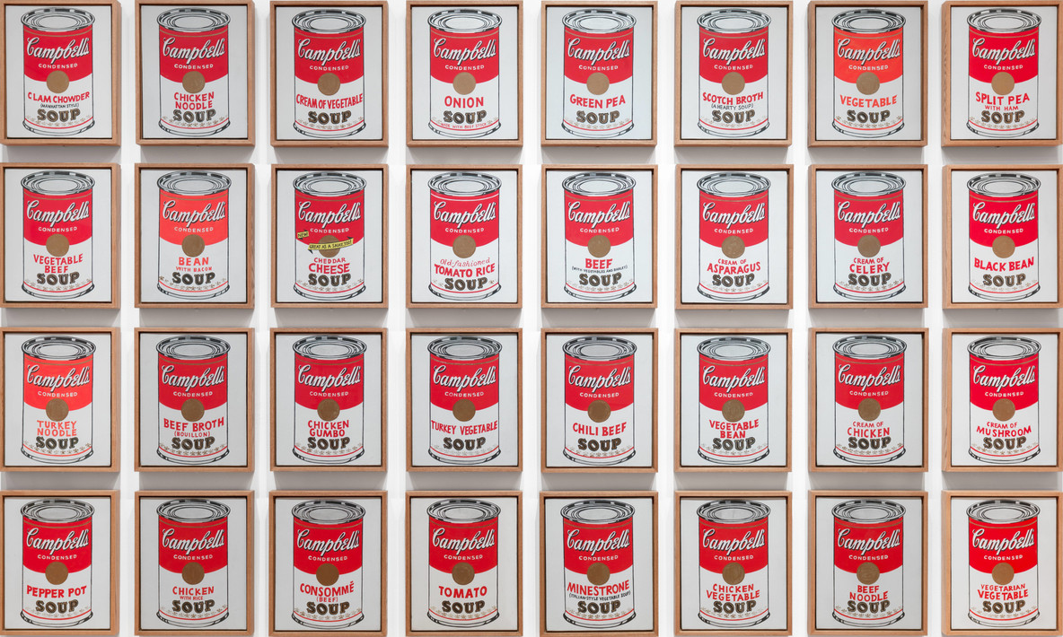 Andy Warhol. Campbell's Soup Cans. 1962