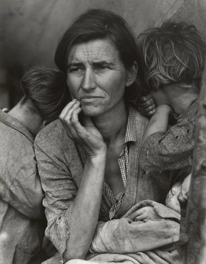 Dorothea Lange. Migrant Mother, Nipomo, California. March 1936.