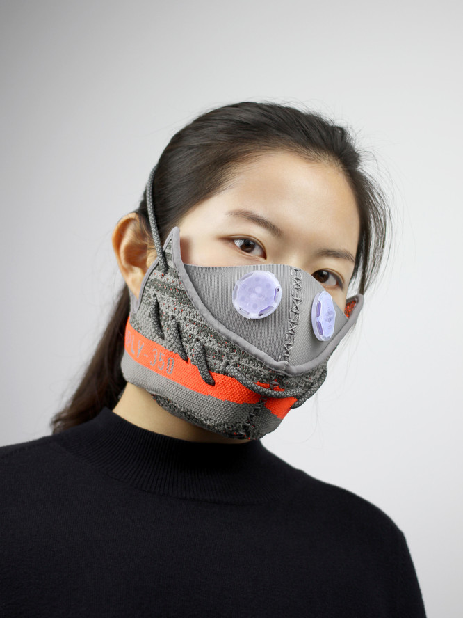 Zhijun Wang. Sneaker Mask - Yeezy Boost 350 V2. 2016