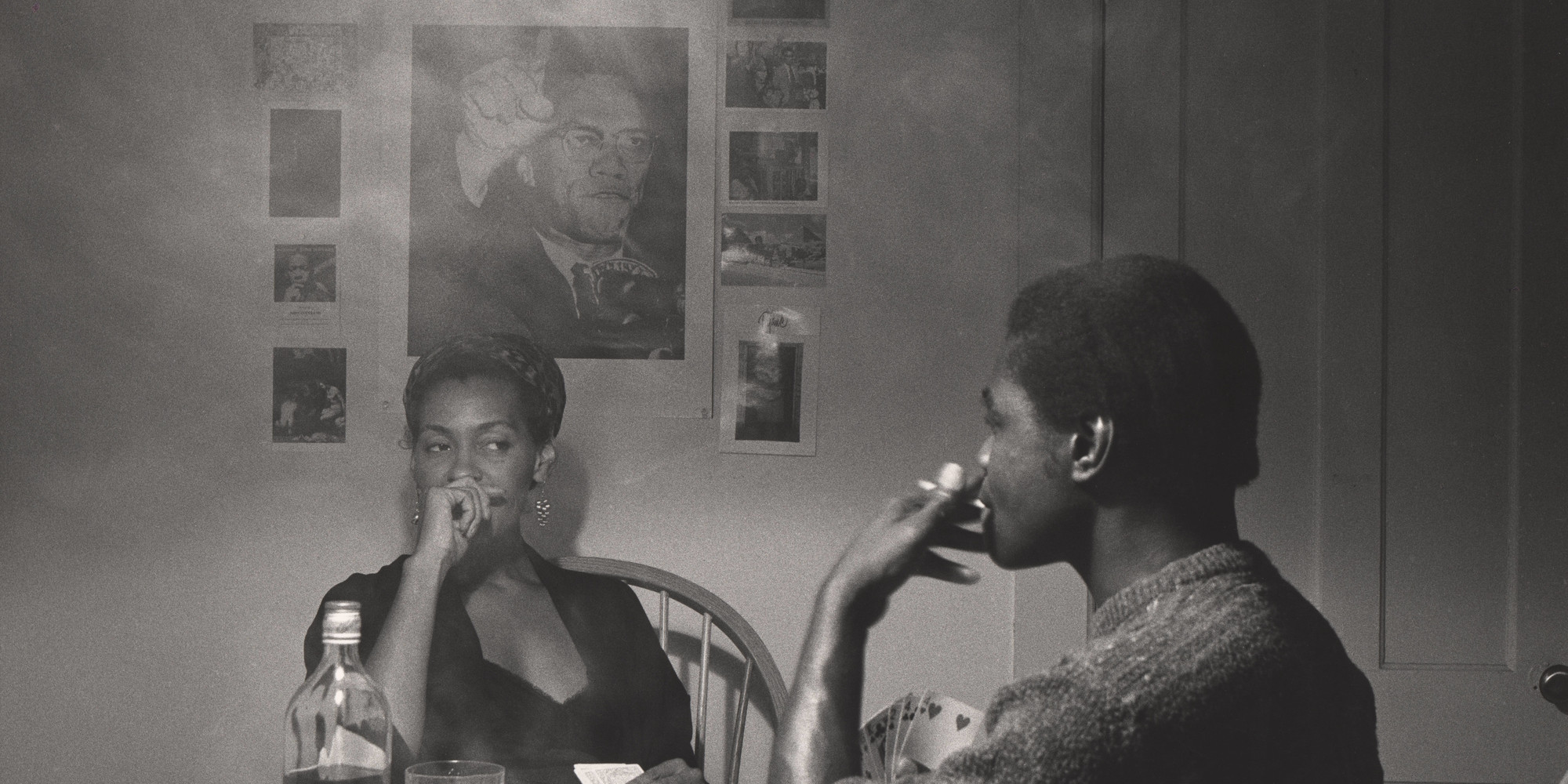 Carrie Mae Weems. Untitled (Man smoking). 1990. Gelatin silver print, 27 3/16 × 27 1/16" (69 × 68.8 cm). © 2020 Carrie Mae Weems