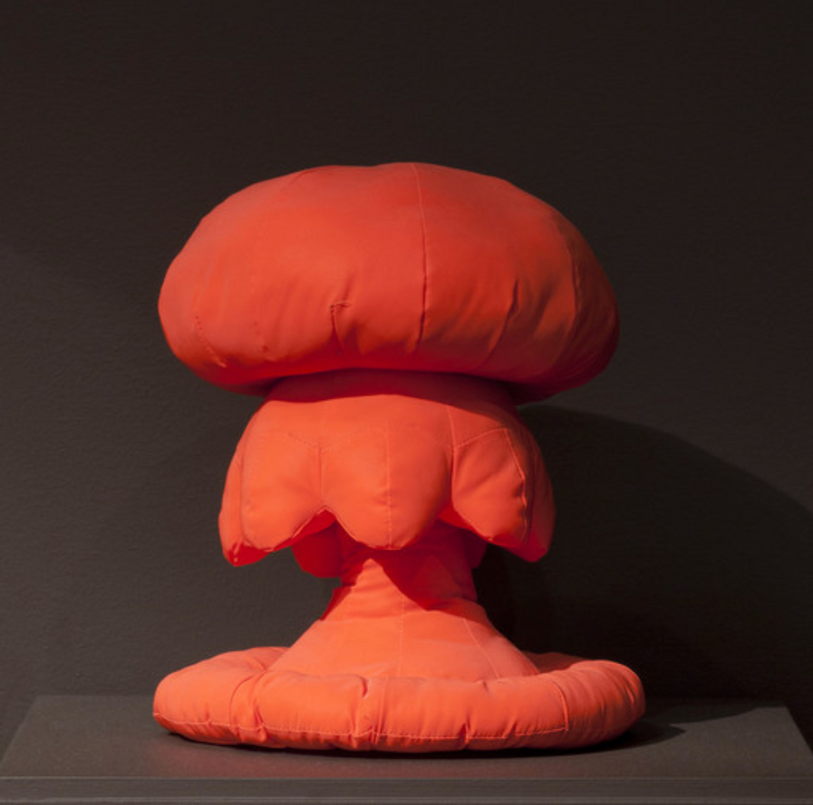 Anthony Dunne, Fiona Raby, Michael Anastassiades. Priscila Huggable Atomic Mushroom from the Design for Fragile Personalities in Anxious Times project (prototype). 2004