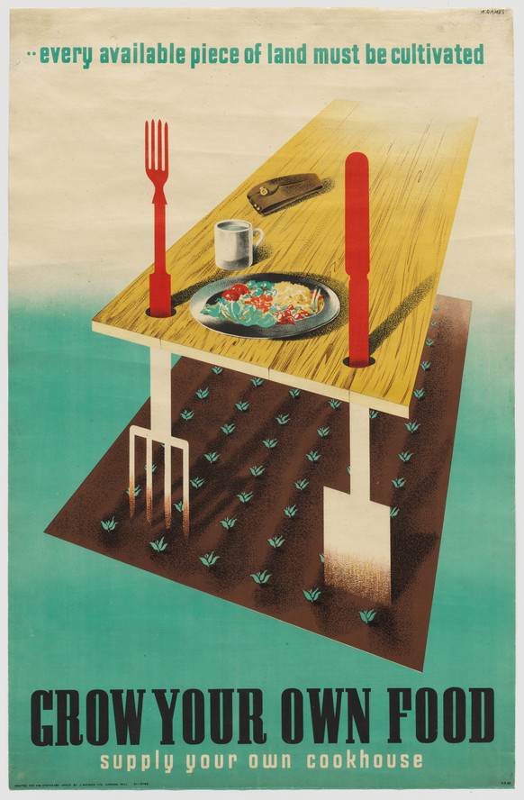 Abram Games. Grow Your Own Food. 1942