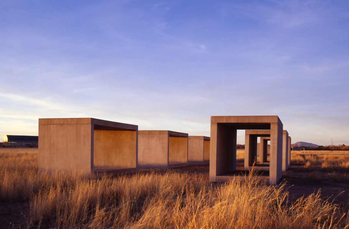 Donald Judd. 15 untitled works in concrete. 1980–84
