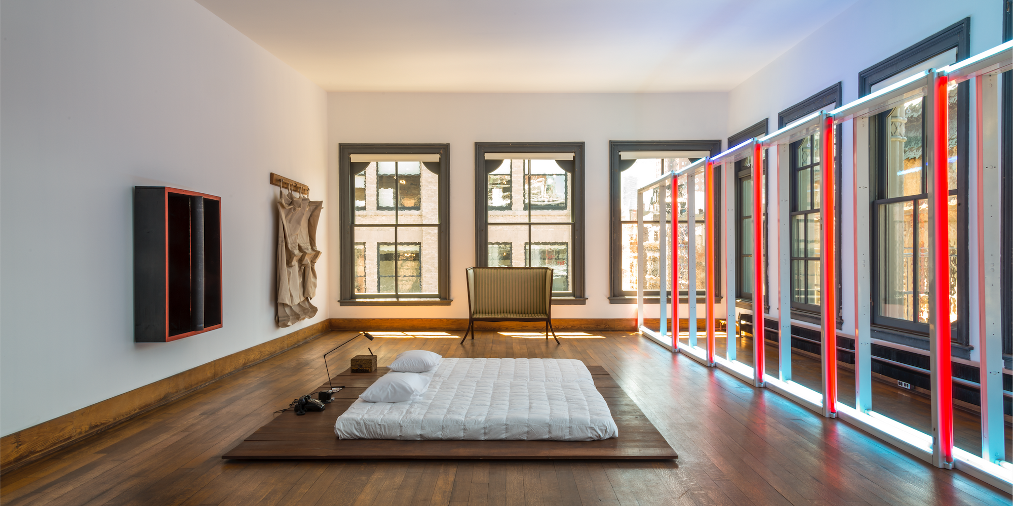 Fifth floor of 101 Spring Street, Judd Foundation, New York. Photo: Joshua White. © 2020 Judd Foundation/Artists Rights Society (ARS), New York