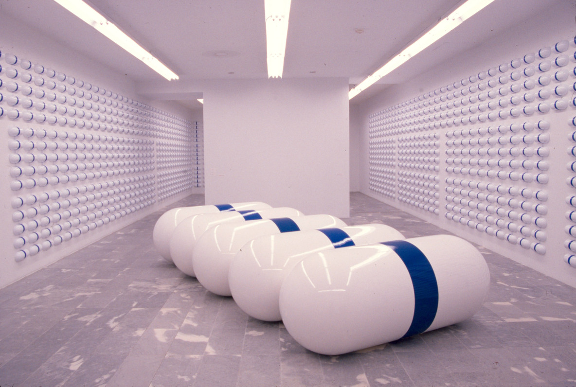 Installation view of the exhibition Projects 56: General Idea, November 26, 1996–January 7, 1997