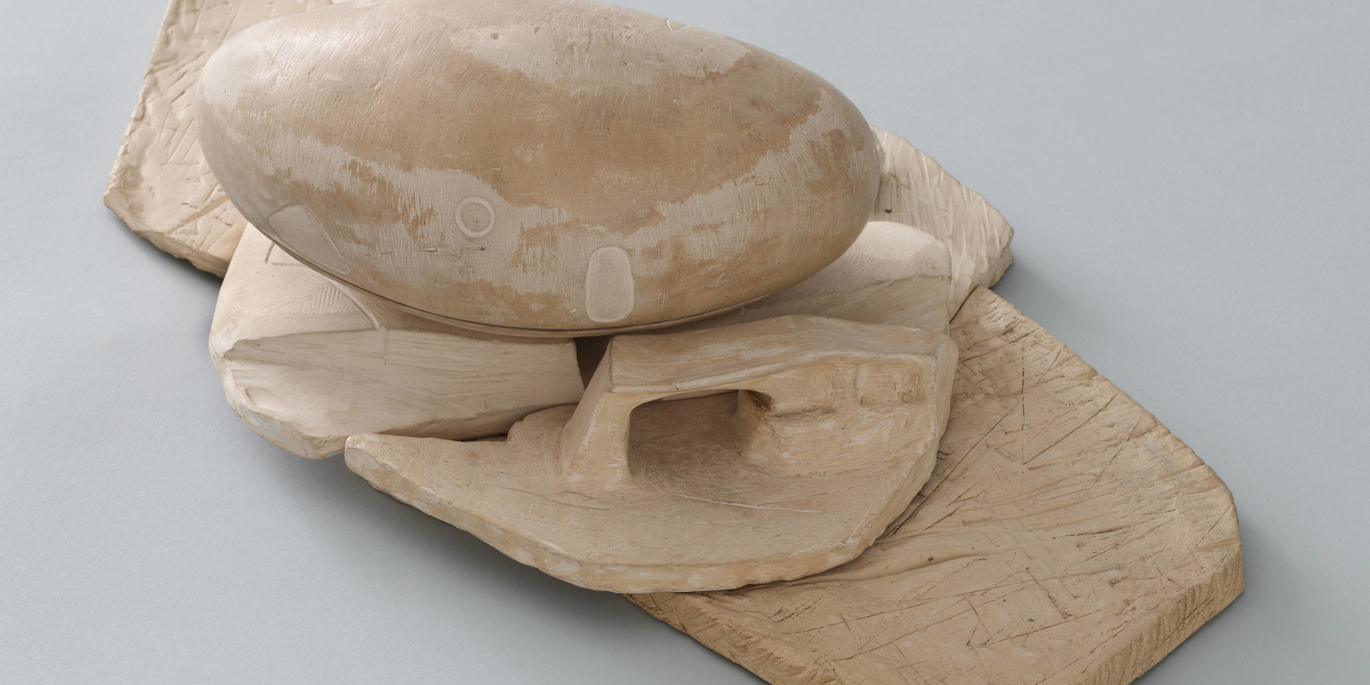 Frederick Kiesler. Endless House Project. 1950–60. Ceramic, 20 × 11 1/2 × 6" (50.8 × 29.2 × 15.2 cm). Purchase