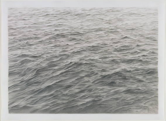 Vija Celmins. Untitled (Ocean). 1970