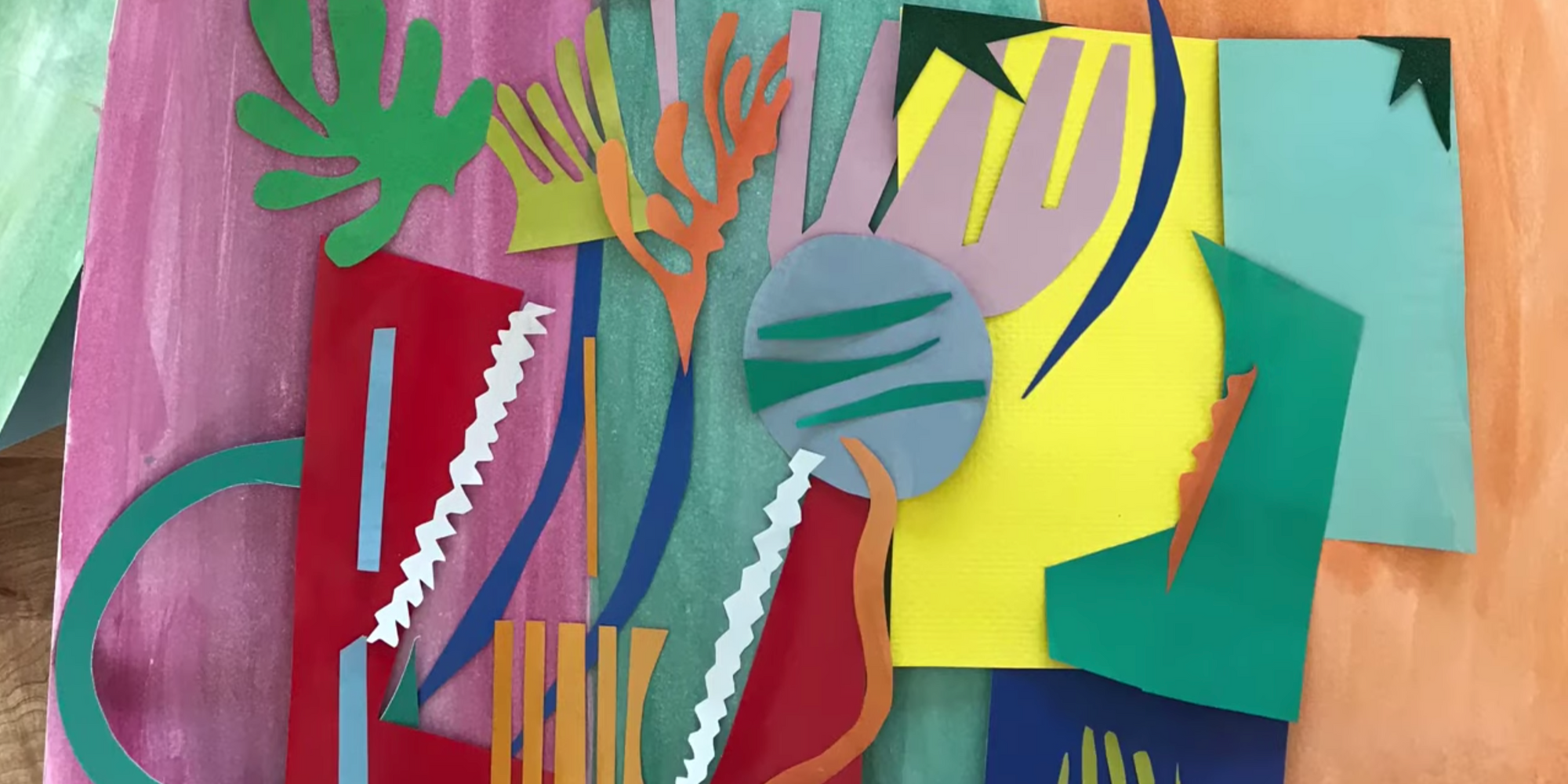 A still from the Draw with Scissors video