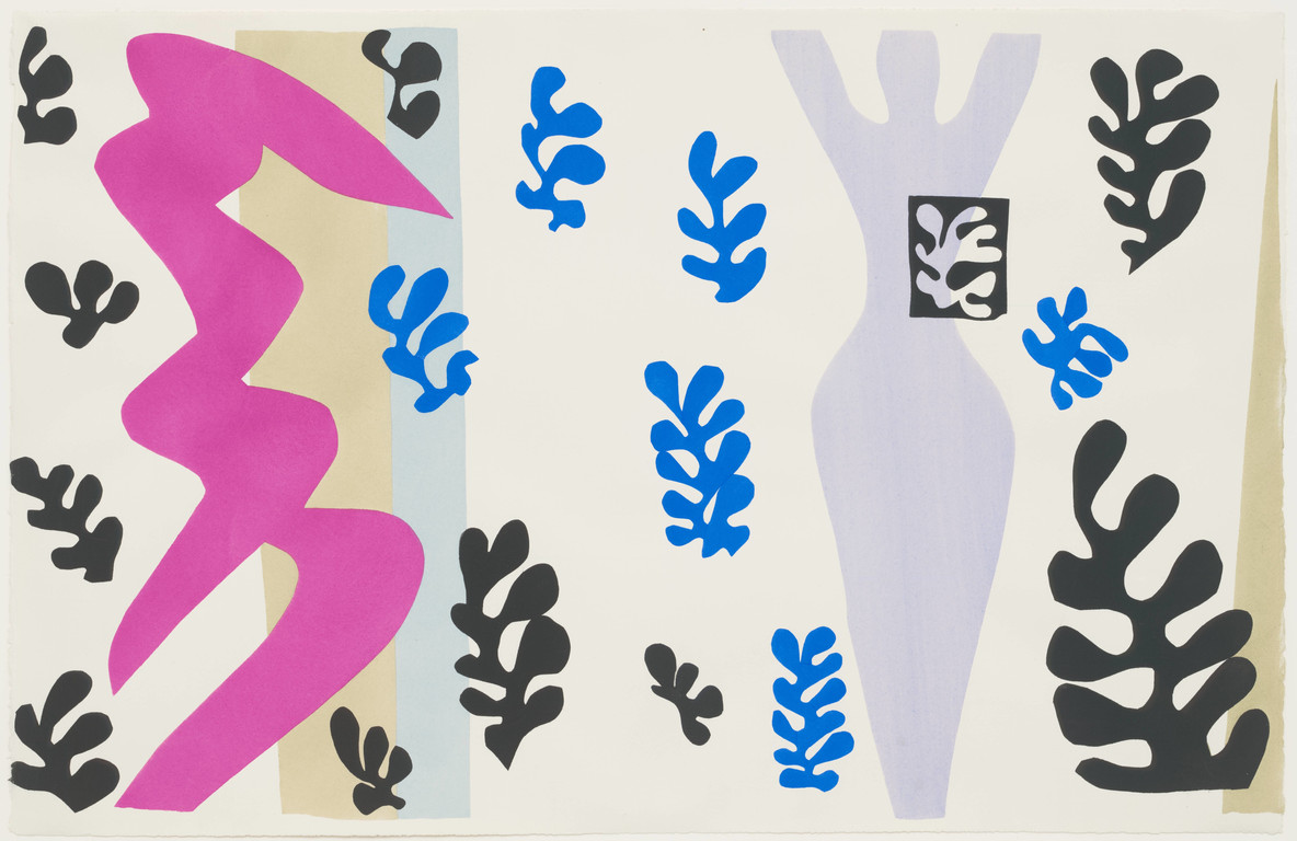 Henri Matisse. The Knife Thrower (Le Lanceur de couteaux) from Jazz. 1947