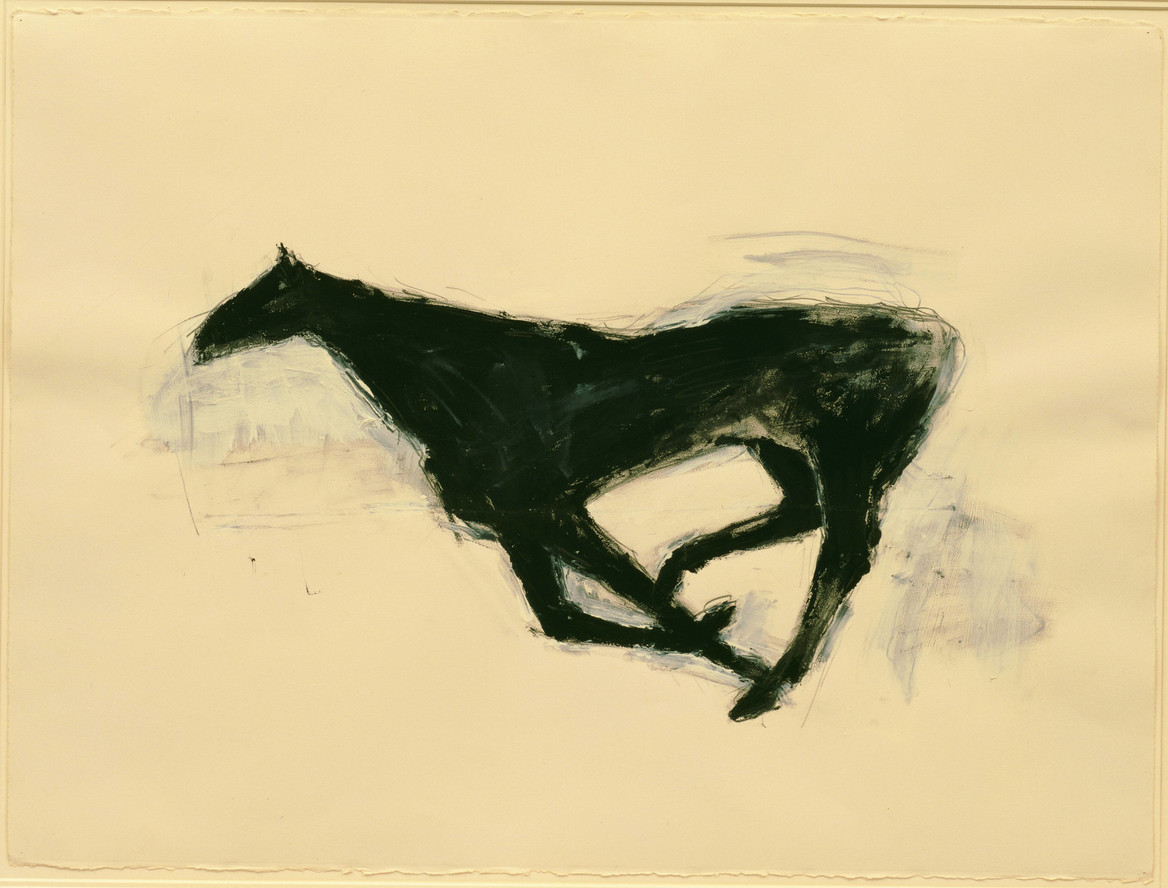 Susan Rothenberg. Untitled Drawing, No. 41. 1977