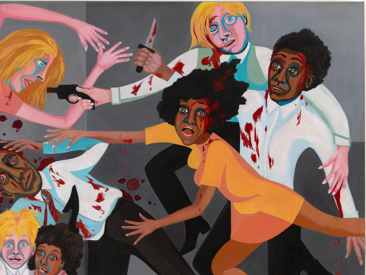 Fig. 2. Faith Ringgold. American People Series #20: Die (detail). 1967