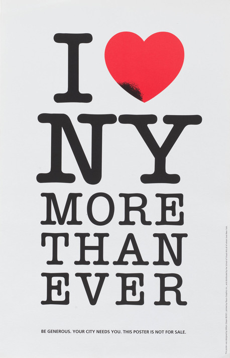Milton Glaser. I (Heart) NY More Than Ever. 2001