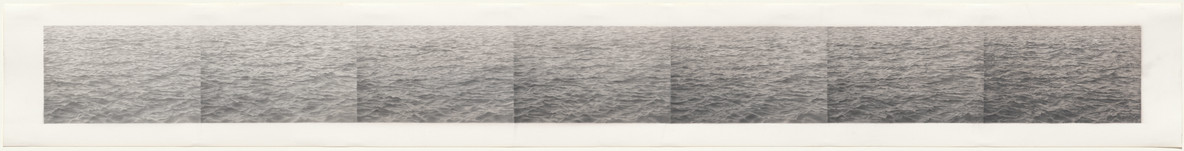 Vija Celmins. Ocean: 7 Steps #2. 1973