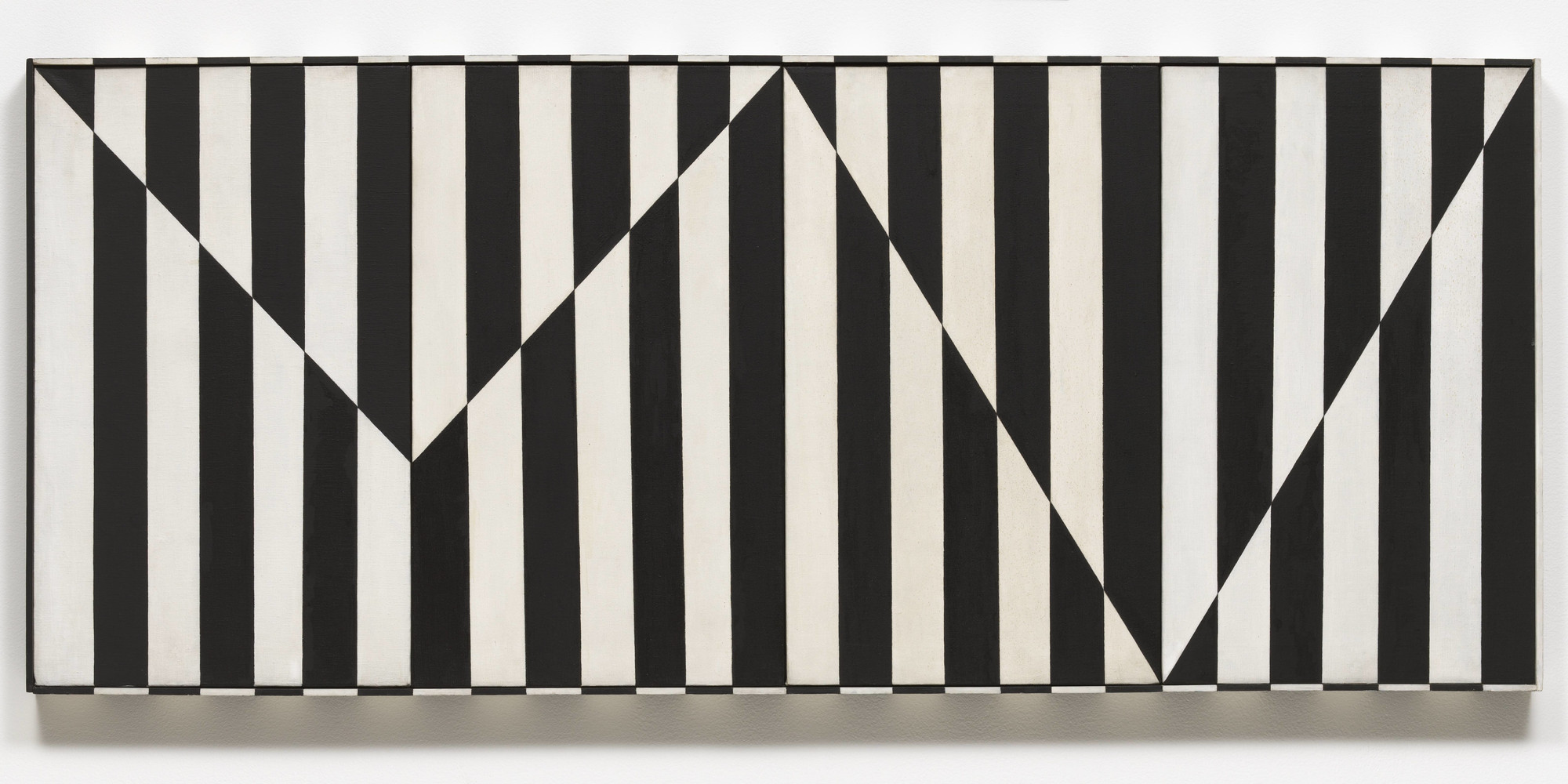 Carmen Herrera. Untitled. 1952. Acrylic on canvas, 25 × 60" (63.5 × 152.4 cm). Gift of Agnes Gund and Tony Bechara